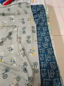 Cute Bicycle Print Dress