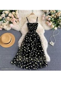 Chic Polka Dot Tulle Dress