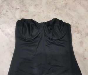 Black Bustier Underwired Dress/ Body Slimmer