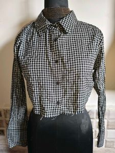 🎊Buy 1, Get 1 Free🎁34"-36" Checkered Crop Top