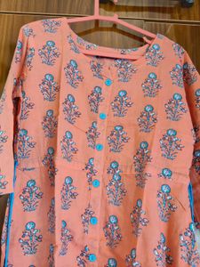 Floral Print Kurta
