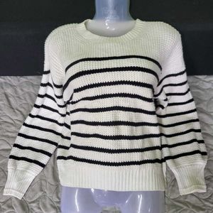 Striped Knit Sweater