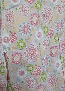 Floral Print 3/4 Sleeve Tunic Top