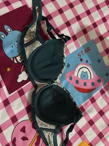 Floral Print Double Padded Bra