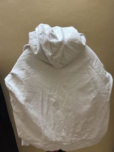 Cozy White Zip-Up Hoodie