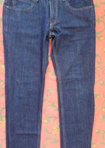 Dark Blue Denim Jeans