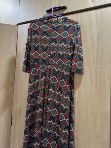 Patterned Maxi Dress