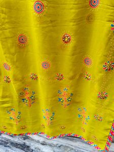 Lehanga Hand Painted