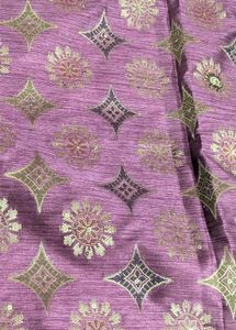 Levender Colour Saree With Beautiful Work