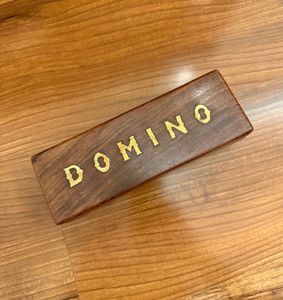 Wooden Domino Tiles+Box✨