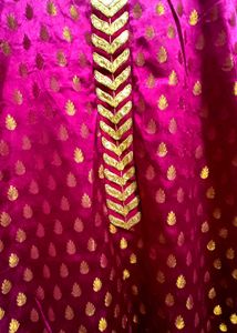 Elegant Purple &amp; Gold Kurti