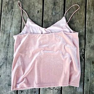 H&amp;M Hazel Velvet Cami Top