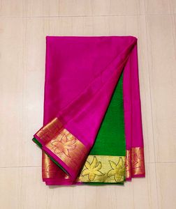 Pink Silk Saree