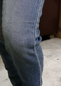 High-Waisted Denim Jeans