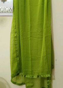 Green Stitched Dress Material Fixed Price