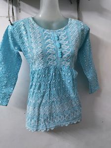 Tunic Style Top Chikankari