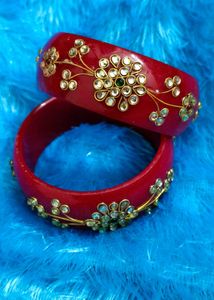Red & Gold Bangle Set
