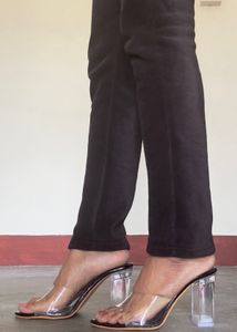 Stylish Transparent Heels