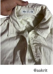 trendy zara boxy fit shirt