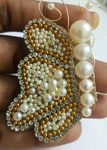 Pearl Butterfly Hair Clip