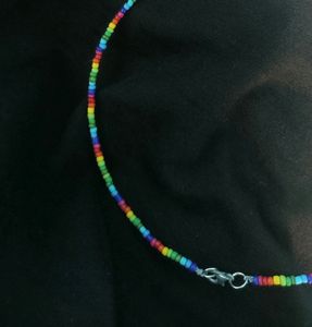 Rainbow Beaded Necklace