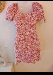 Shein Floral Bodycon Dress 🏩💗💕💓💝