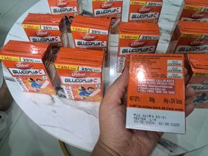 Dabur GlucoPlus-C, Orange Flavor - Bulk Deal!