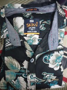 SKINN Floral Print Short Sleeve Shirt