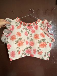 Floral Ruffle blouse