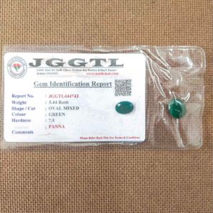 JGGTL 5.44 Ratti natural Zambian green emrald