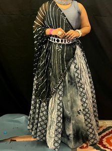 Grey Colour Kali Vala Lenga
