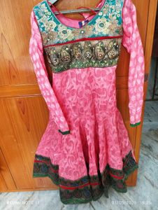 Pink Embroidered Kurta Size 42