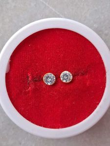 Beautiful New White Stone Studs