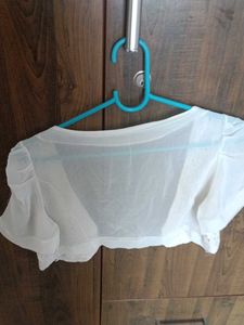 White Lace Shrug