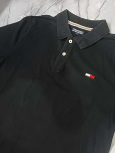 Tommy Hilfiger Black Polo Shirt 💎