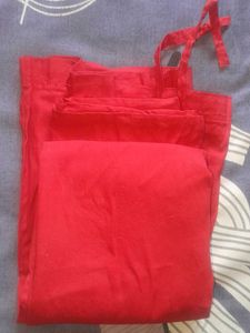 New Red Cotton Petticoat
