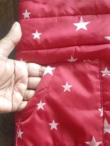 Red Star Padded Vest for girls