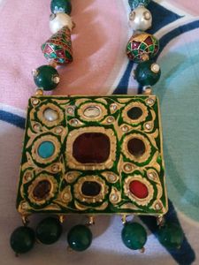 Elegant Navratana Neckpiece Partywear