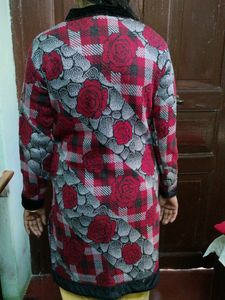 Woolen Beautiful Kurti Flower Print