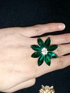 Set Of Finger Ring &amp; Earrings