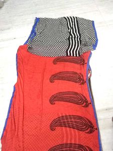 Stylish Chiffon Sari