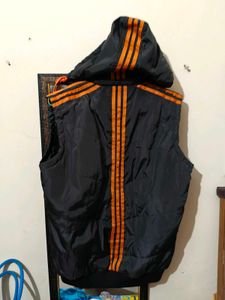 Adidas Black &amp; Orange Hoodie