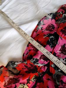 Long Sleeve V-Neck Floral Mini Dress – H&amp;M