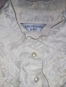 Victorian- Styled Ruffled Blouse