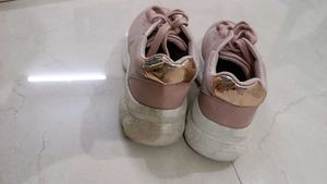 Pink Dress berry Sneakers