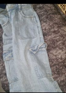 Cargo Light Blue Jeans