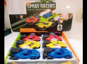 Pull Back Spray Racing Car