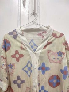 Cute Print Pajama Set