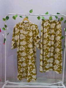 Olive Shade Brand New Cotton Coord Sets
