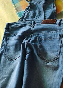 Denim Dungree For Girls